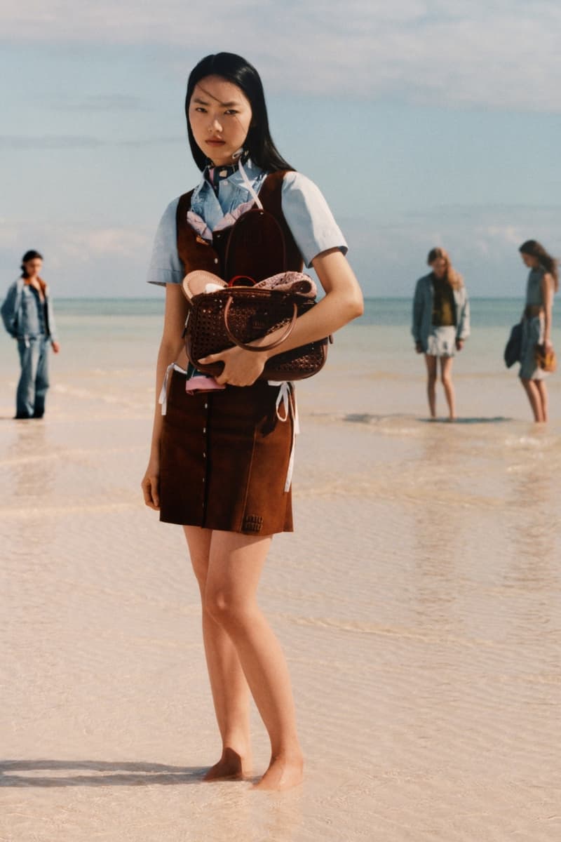 miu miu, campaigns, fashion, models, clothes, beach, summer, dresses, ocean