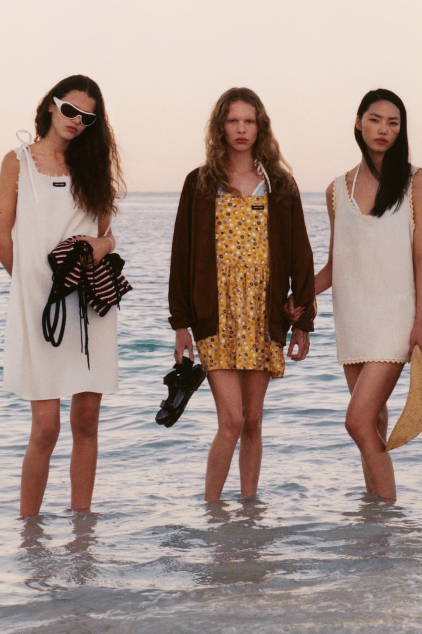miu miu, campaigns, fashion, models, clothes, beach, summer, dresses, ocean