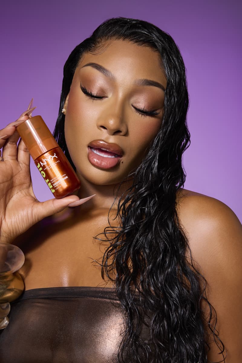Megan Thee Stallion, NYX, Caramelt Mami Body Oil, Campaigns