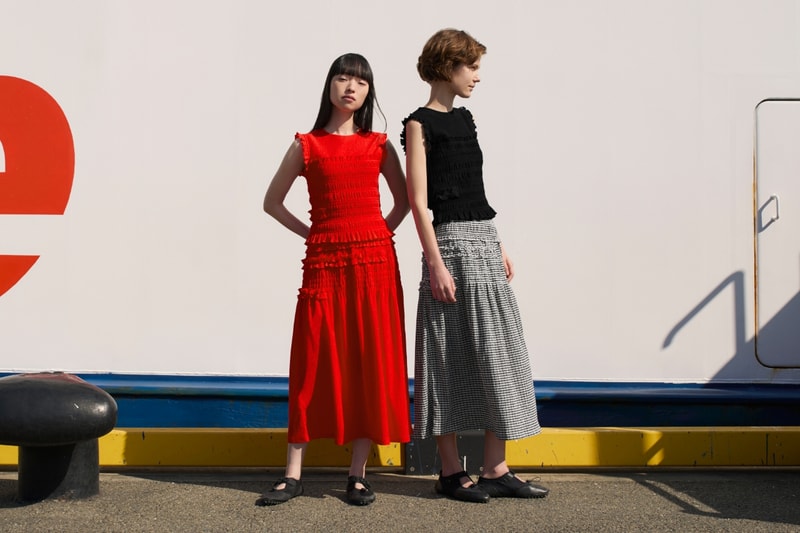 Cecilie Bahnsen, uniqlo, collaboration, clothing, fashion, campaigns, womenswear, models