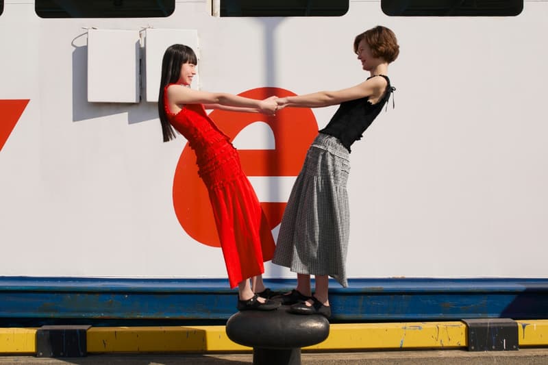 Cecilie Bahnsen, uniqlo, collaboration, clothing, fashion, campaigns, womenswear, models