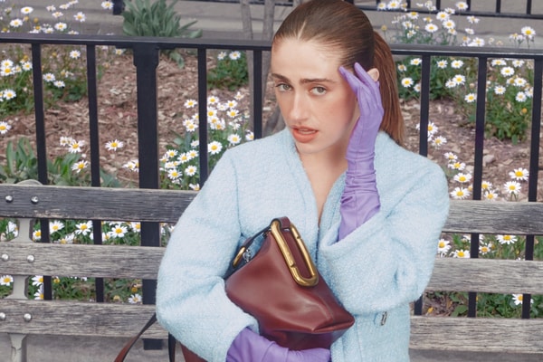 Rachel Sennott, Marc Jacobs, campaigns, films, movies, actor, writer, director, bags, accessories, fashion