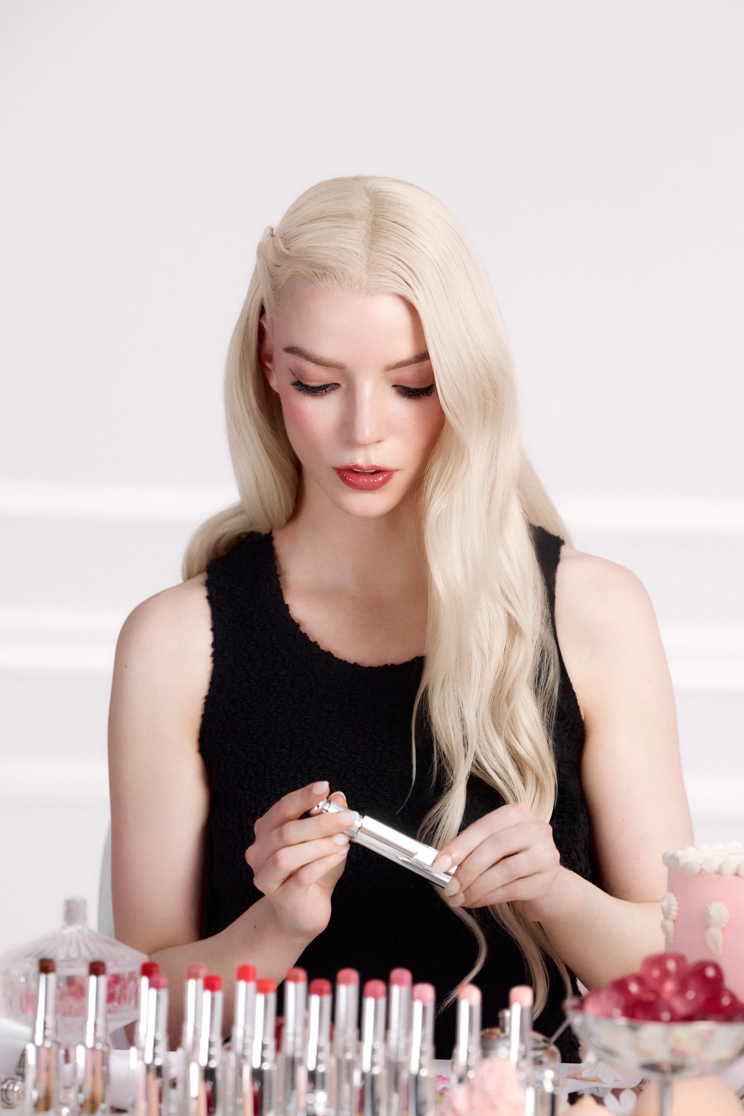 Jisoo, Anya Taylor-Joy, Willow Smith, Dior Beauty, Dior Addict Glass Lipstick, Campaigns, Lip Gloss, Lipsticks