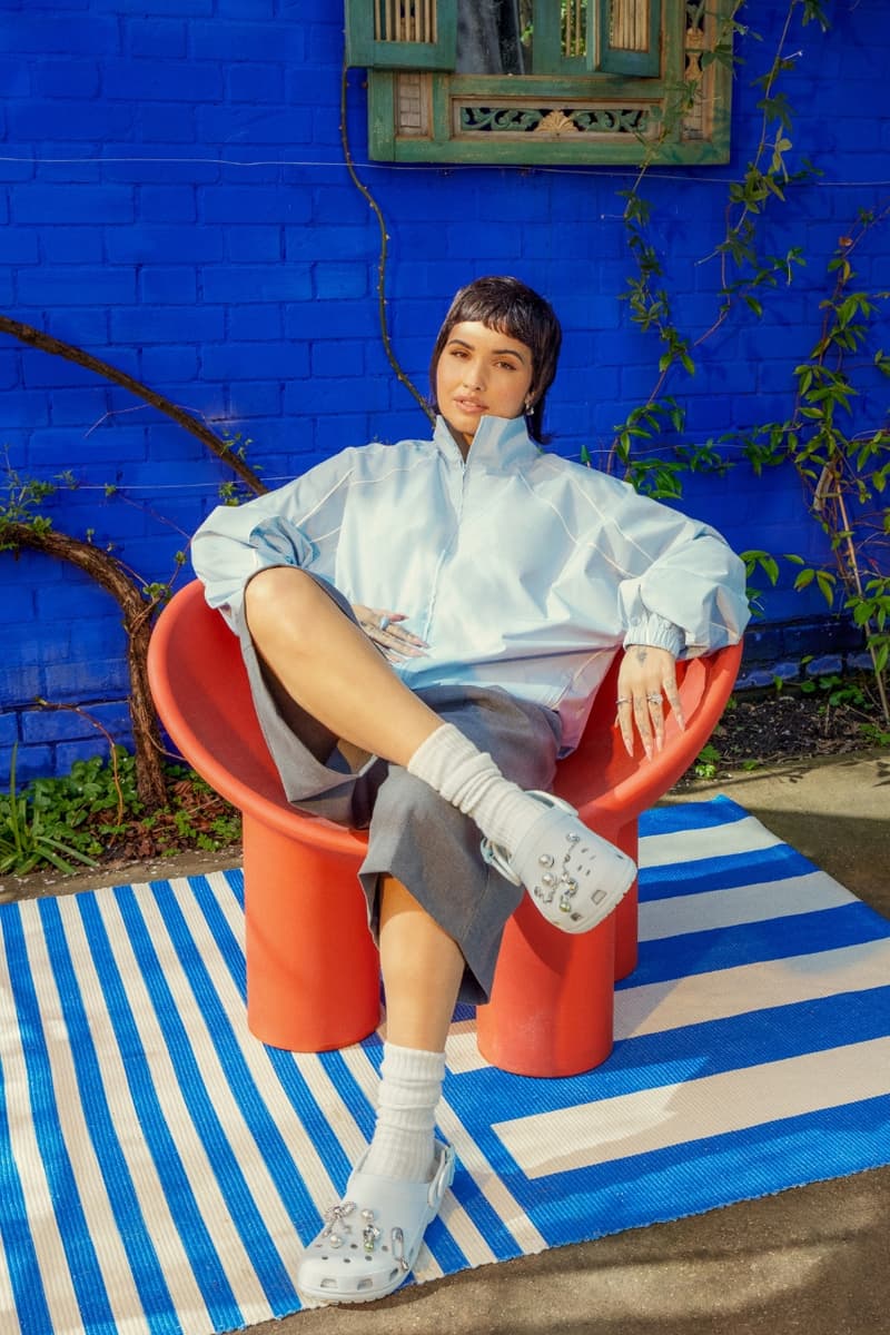 crocs, mabel, campaigns, shoes, footwear, fashion, collections, jibbitz, musician, singer 