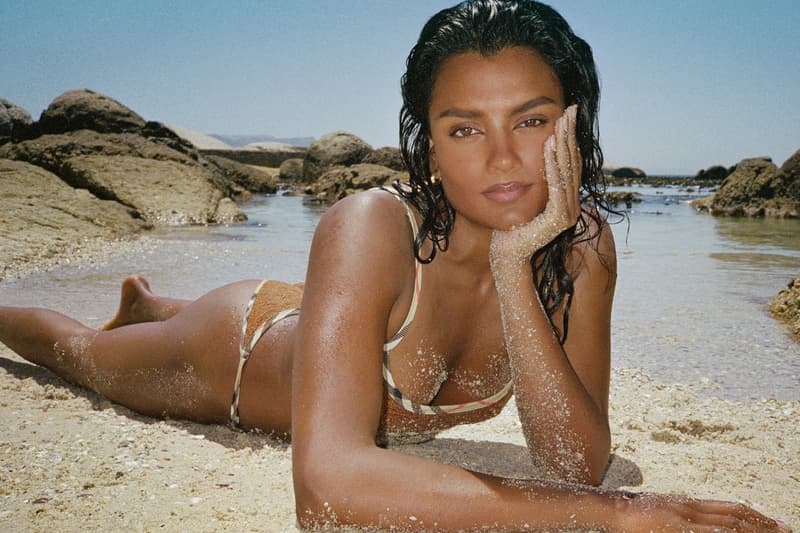 Burberry, Hunza G, swimwear, swim, bikini, simone ashley, alva claire, models, beach, campaigns, collections