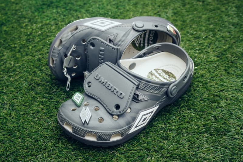 crocs, umbro, collaborations, footwear, shoes, football, soccer, fashion, campaigns, jibbitz