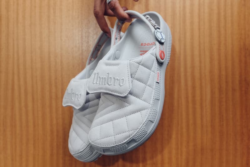 crocs, umbro, collaborations, footwear, shoes, football, soccer, fashion, campaigns, jibbitz