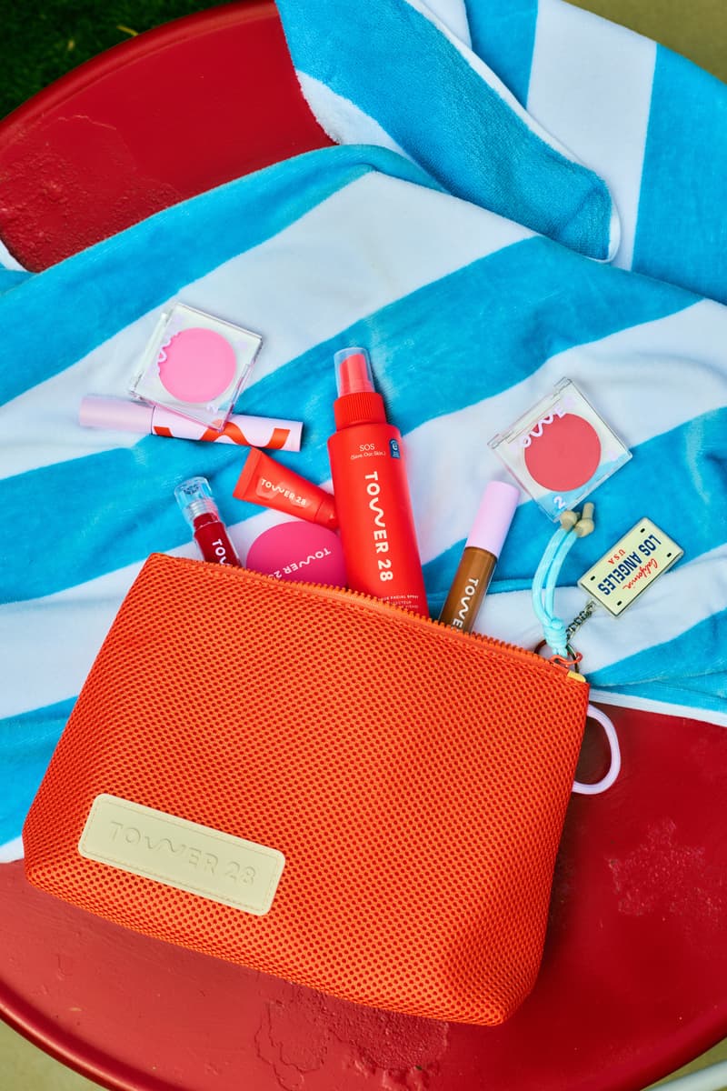 Tower 28, Sunset Crewneck, Grippy Socks, Skincare, Merch, Campaigns