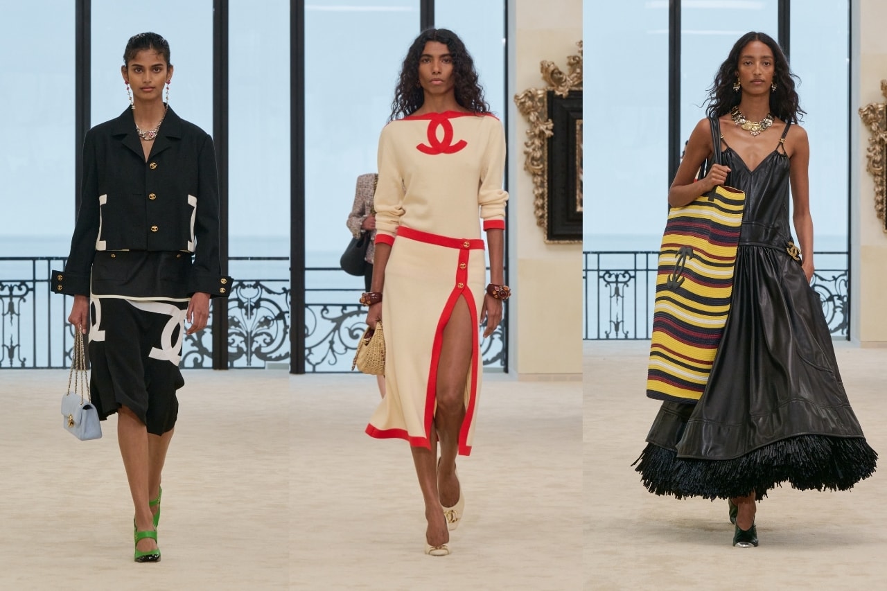 chanel, bhavitha mandava, mona tougaard, biarritz, france, beach bags, tote bag, runway show, 