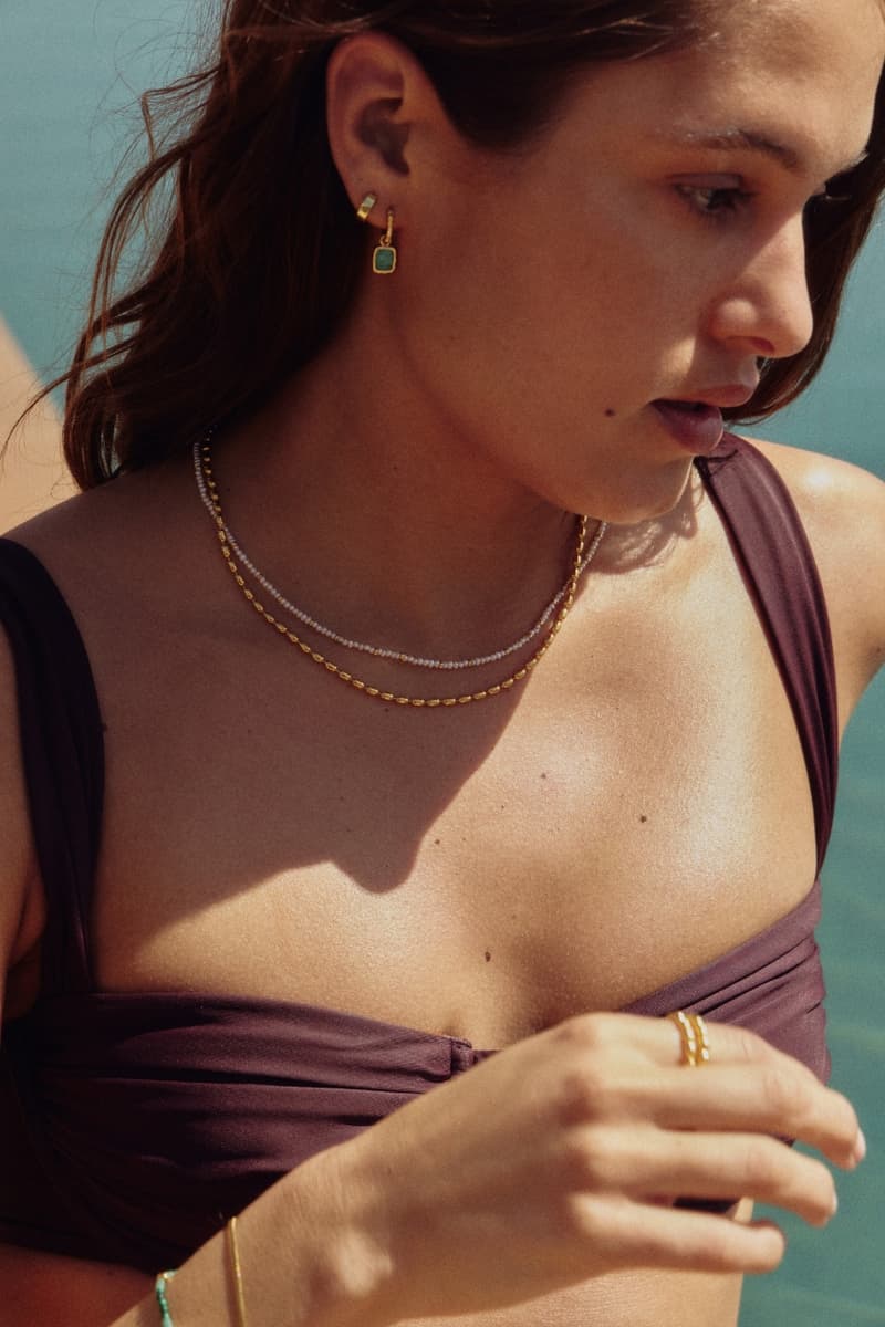 Missoma, jewellery, jewelry, necklaces, bracelets, rings, summer, campaign, fashion, beach, swim, accessories