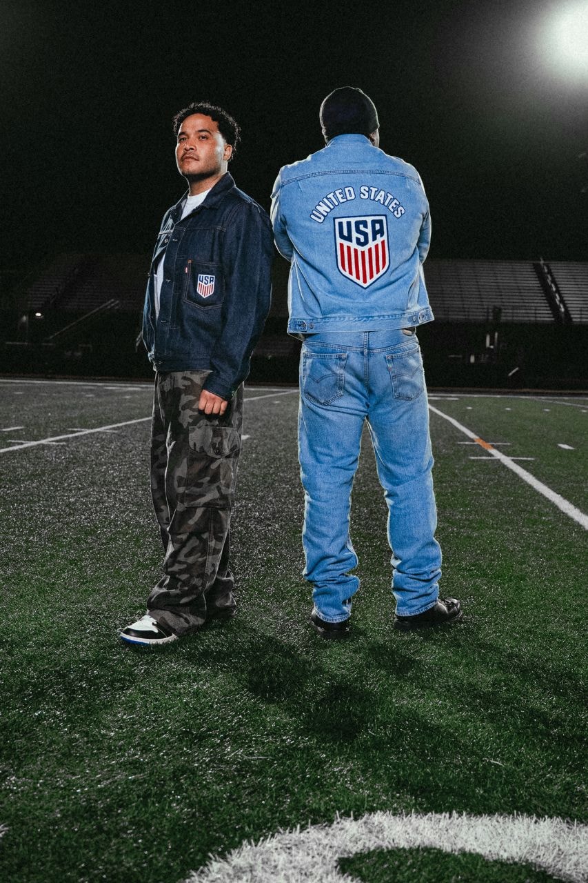 Levi's, World Cup, Denim, Collaborations, FIFA World Cup, Jackets, Kids of Immigrants, Soccer, Football, Jeans, USMNT