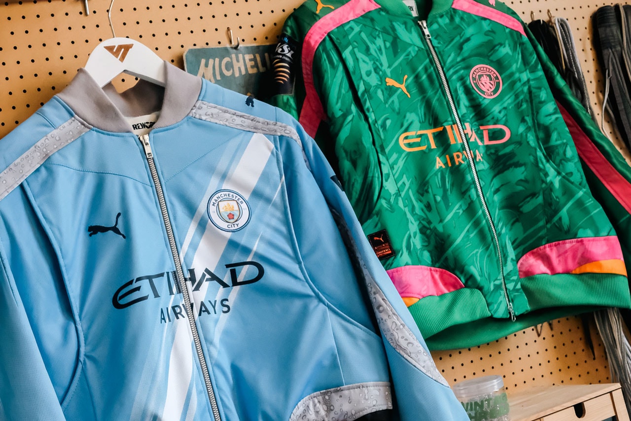 In the Atelier With Vintage Threads for Its Man City Women x PUMA Football Collab