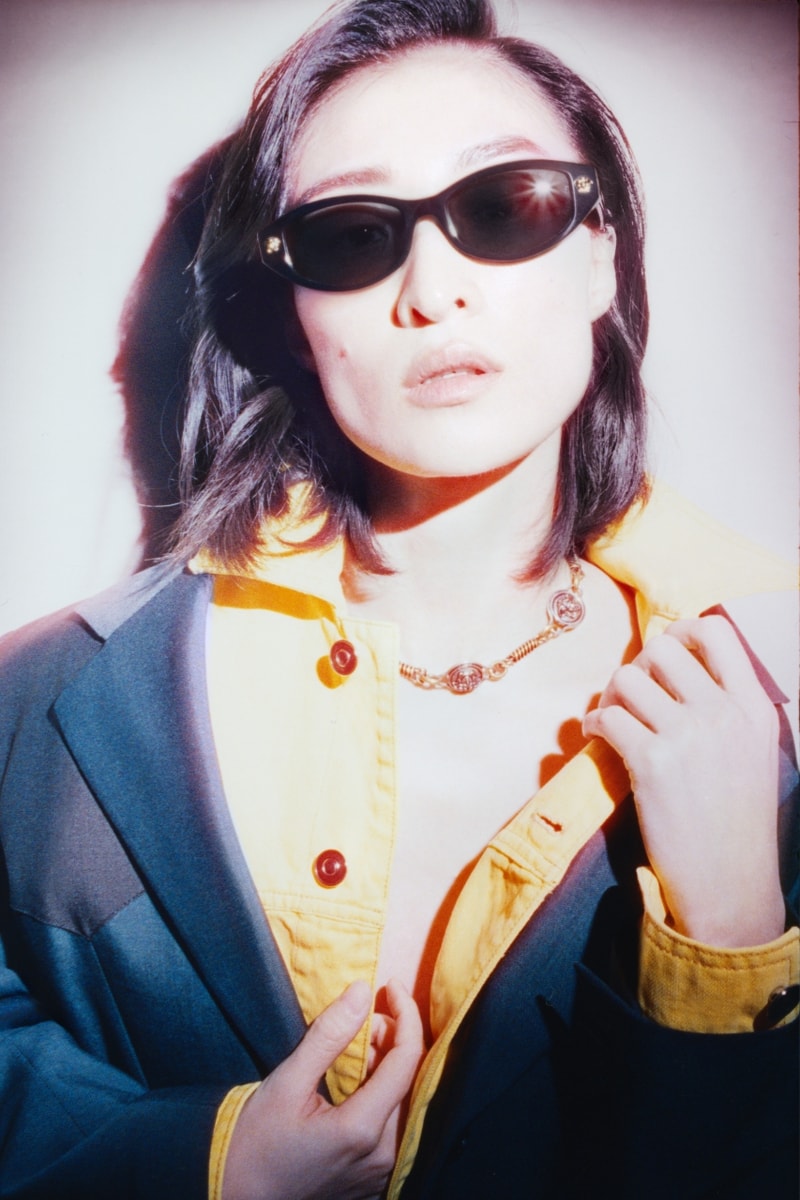 versace, eyewear, sunglasses, glasses, lenses, campaigns, lexee smith, Chu Wong, Chuquimamani-Condori, Kazuya Tanabe