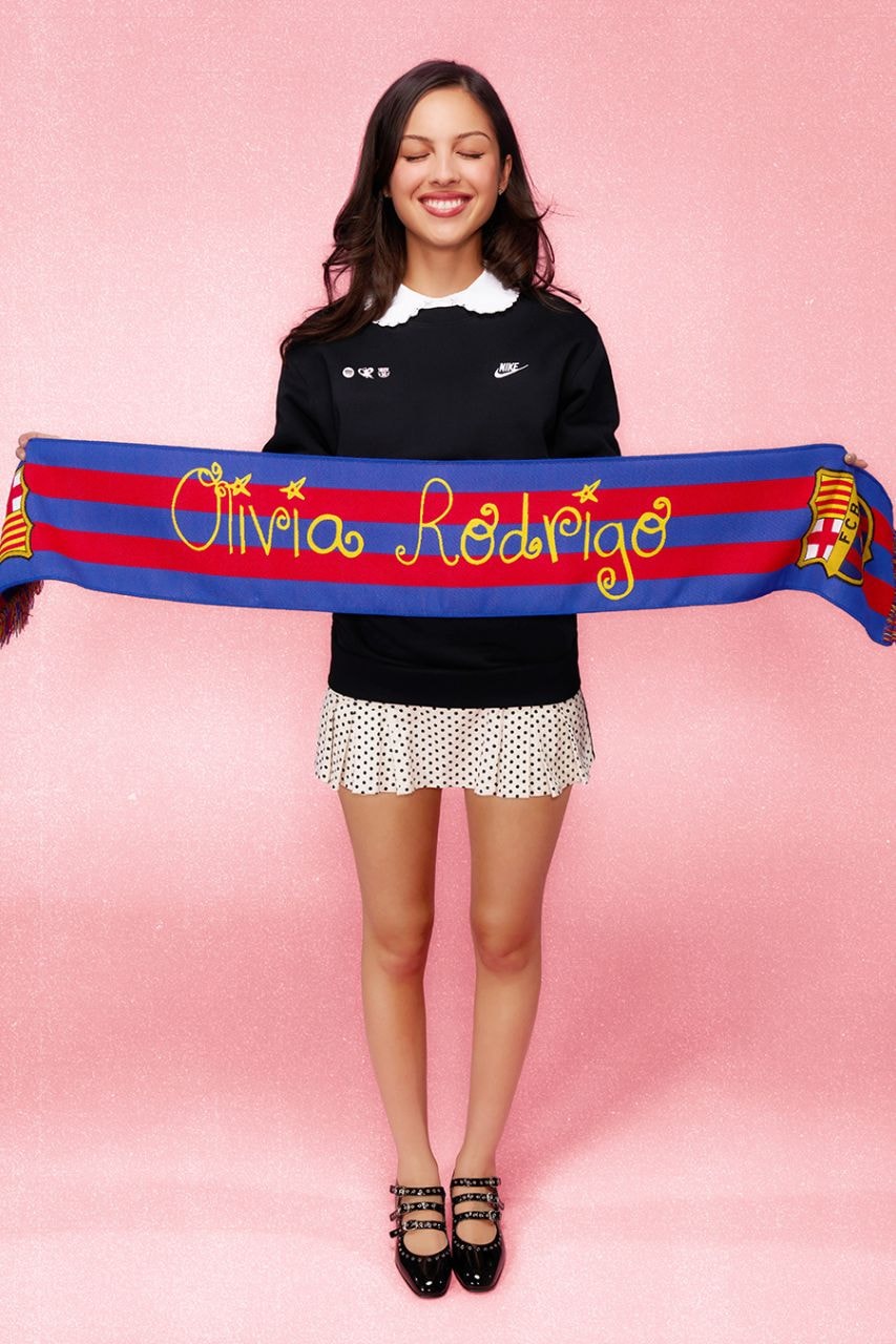 Olivia Rodrigo, FC Barcelona, Barça, Jerseys, Spotify, Football Kits, Soccer, Football, Music, Pop Music, albums, New Music, Artists, Collaborations, Lamine Yamal, El Clásico
