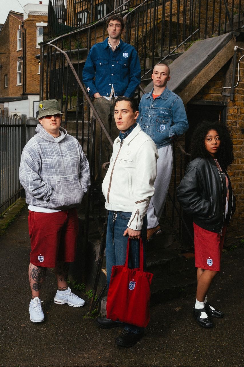 Levi's, England, Three Lions, England Football, Football Association, Collaborations, Denim, World Cup, Soccer, Football, Jackets, Denim Jackets, Jorts, FIFA