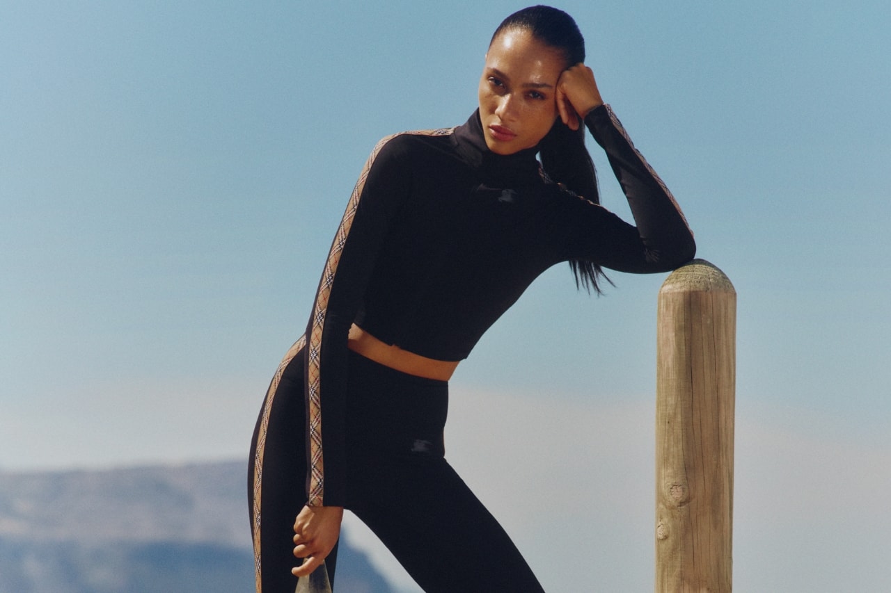 burberry, activewear, gym, sports, gymwear, collections, campaigns, models, fashion