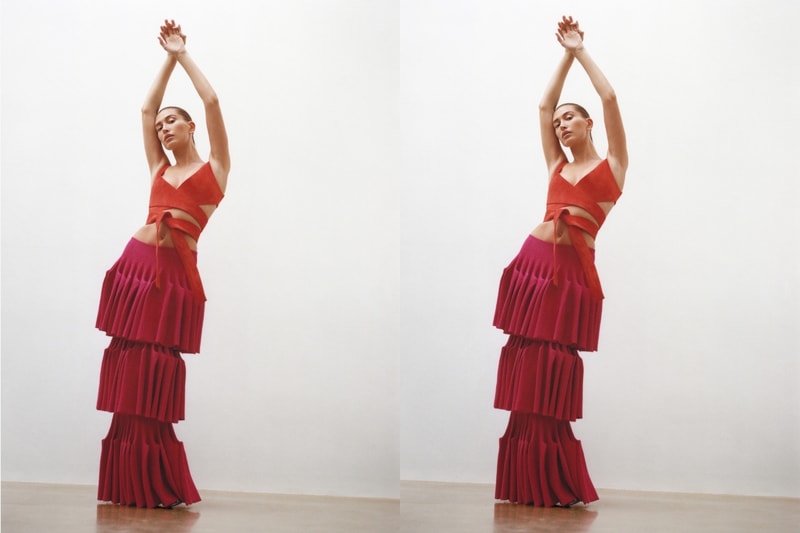 hailey bieber, Alaïa, campaigns, fashion, models, london, tyrone lebon, clothes