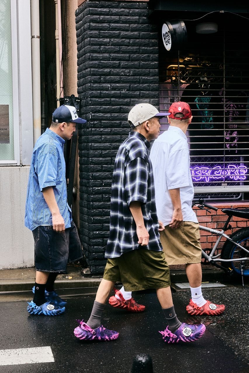 BAPE, Crocs, A BATHING APE, Footwear, Collaborations, Echo Clog, Echo RO Clog, Shoes, Jibbitz, Fashion, Japan, Streetwear, Japanese Streetwear