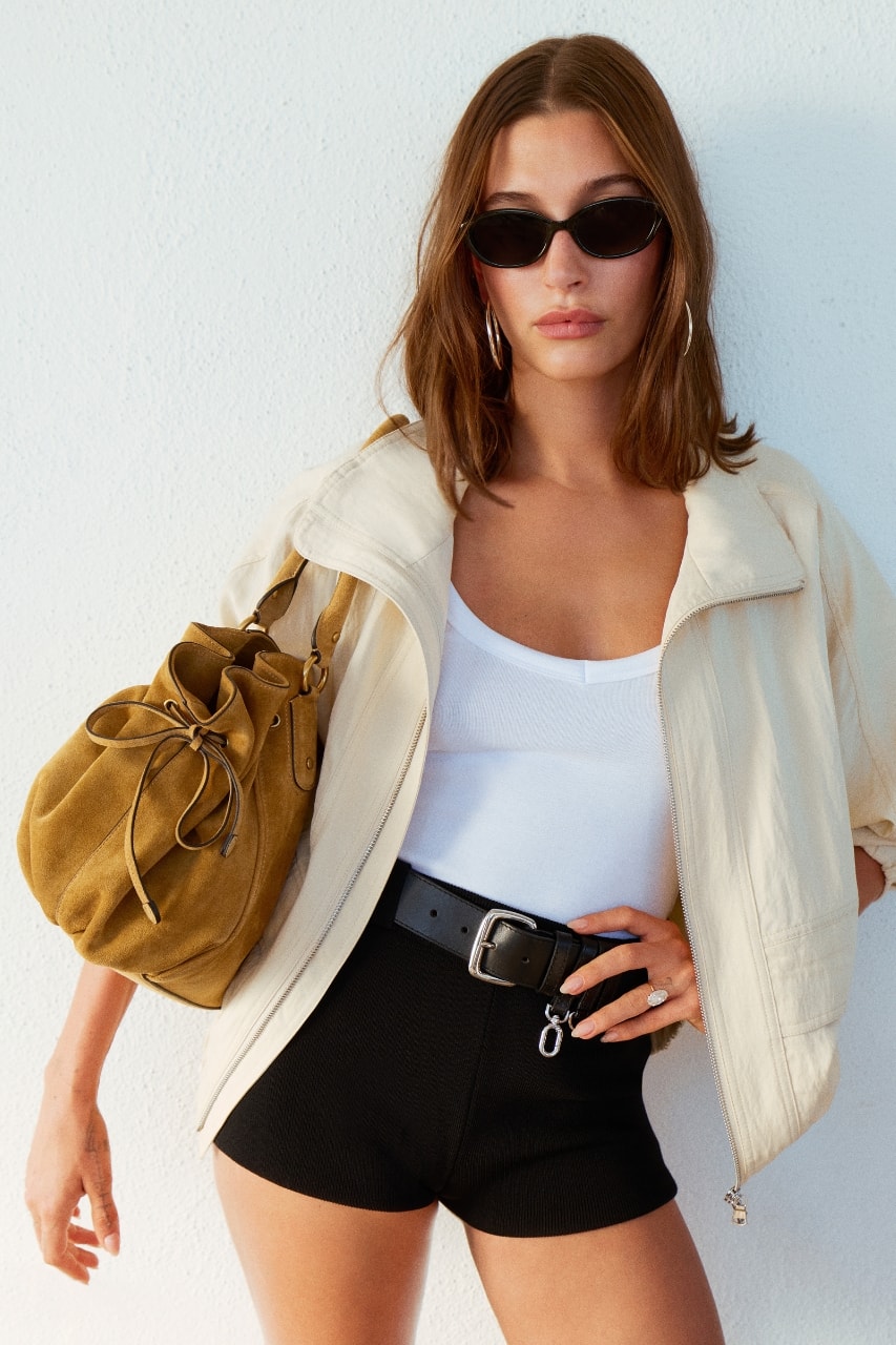mango, Hailey bieber, fashion, model, campaigns, clothes, Los Angeles