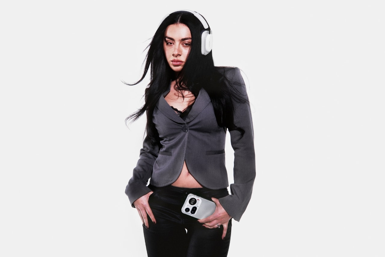 charli xcx, nothing, technology, headphones, campaigns, collaborations, aidan zamiri, photo shoot