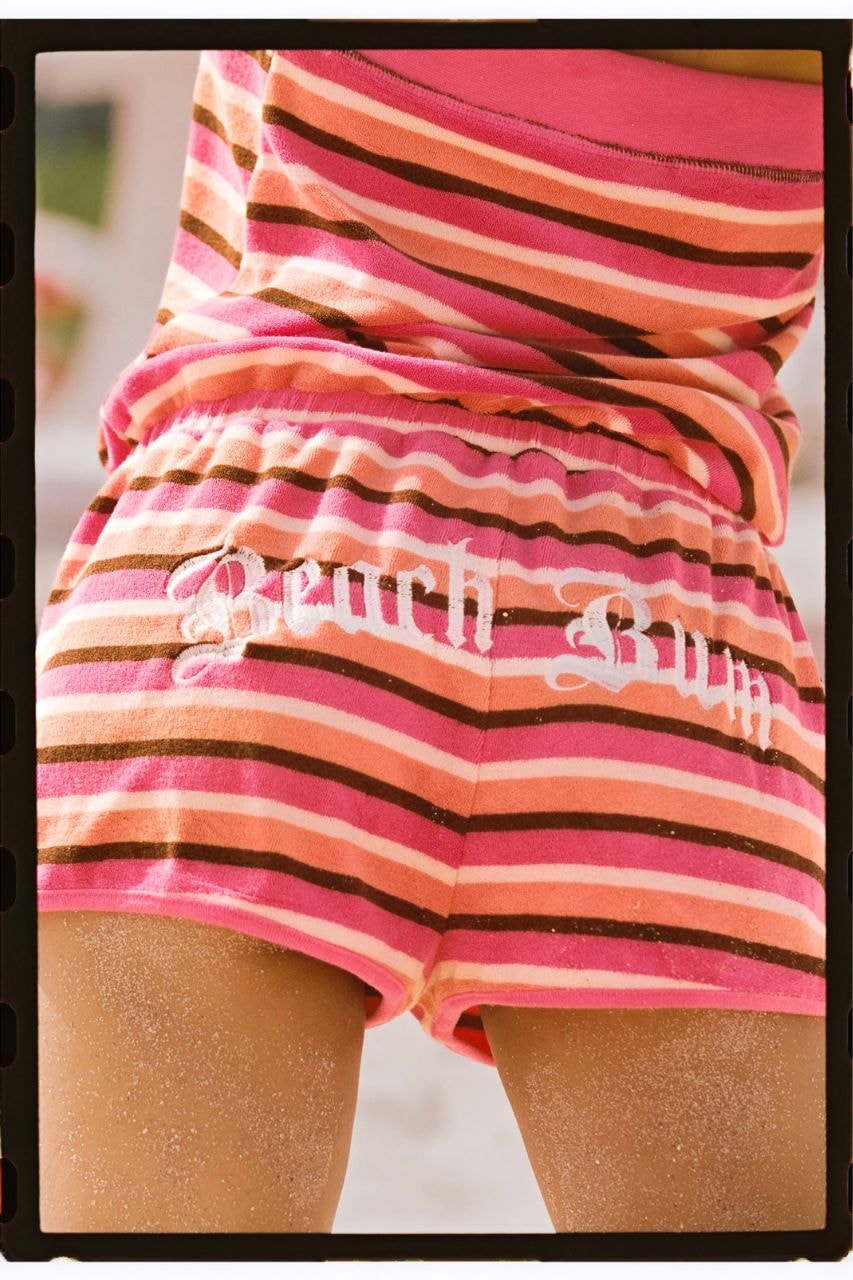 Juicy Couture, ROXY, collaborations, Y2K, Swimwear, Bikinis, Beachwear, Cover-Ups, Campaigns, Summer, Surf, Swimsuits, Tracksuits, Shorts, Tankinis, Swim Shorts