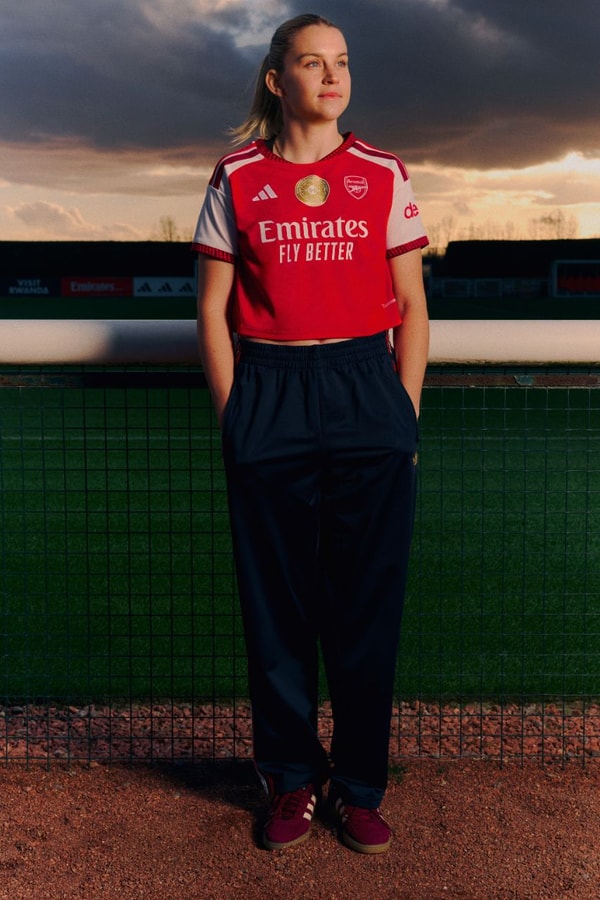 Arsenal, Adidas, Jerseys, Home Jerseys, premier League, WSL, Football, Soccer, Champions League, Football Kits, Soccer Jerseys, Declan Rice, Alessia Russo, Chloe Kelly, Olivia Smith, Emirates Stadium
