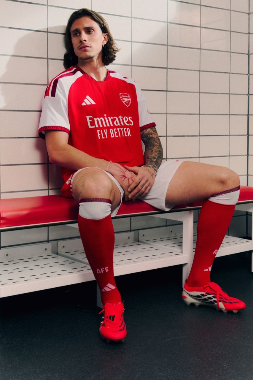 Arsenal, Adidas, Jerseys, Home Jerseys, premier League, WSL, Football, Soccer, Champions League, Football Kits, Soccer Jerseys, Declan Rice, Alessia Russo, Chloe Kelly, Olivia Smith, Emirates Stadium