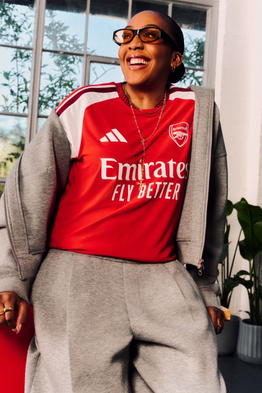 Arsenal, Adidas, Jerseys, Home Jerseys, premier League, WSL, Football, Soccer, Champions League, Football Kits, Soccer Jerseys, Declan Rice, Alessia Russo, Chloe Kelly, Olivia Smith, Emirates Stadium