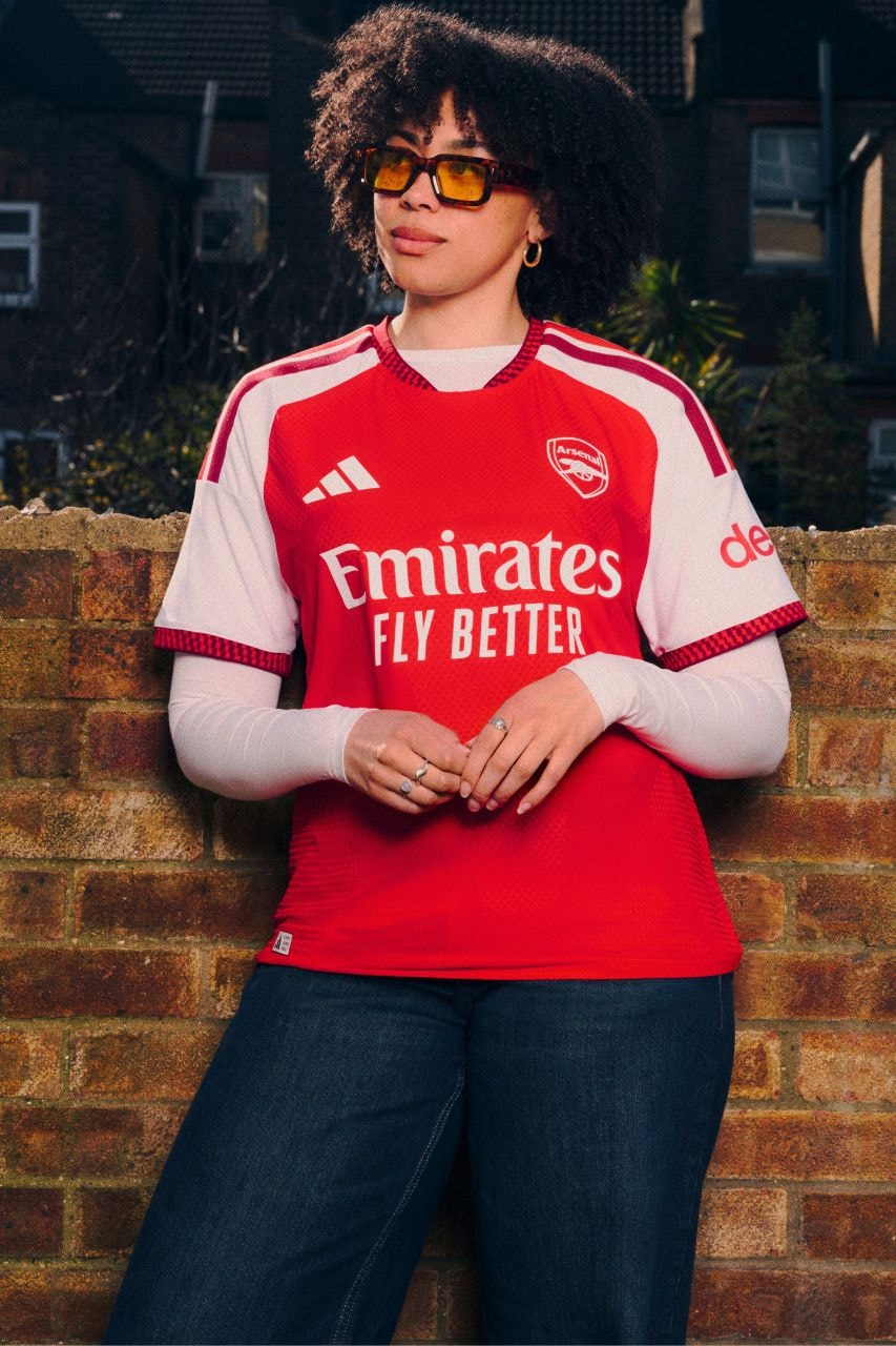 Arsenal, Adidas, Jerseys, Home Jerseys, premier League, WSL, Football, Soccer, Champions League, Football Kits, Soccer Jerseys, Declan Rice, Alessia Russo, Chloe Kelly, Olivia Smith, Emirates Stadium