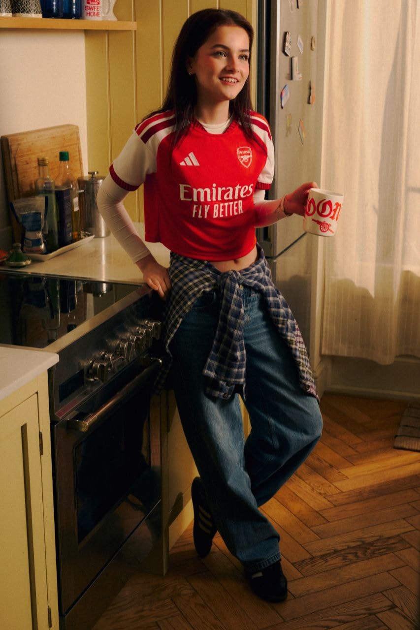 Arsenal, Adidas, Jerseys, Home Jerseys, premier League, WSL, Football, Soccer, Champions League, Football Kits, Soccer Jerseys, Declan Rice, Alessia Russo, Chloe Kelly, Olivia Smith, Emirates Stadium