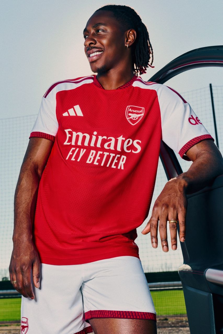 Arsenal, Adidas, Jerseys, Home Jerseys, premier League, WSL, Football, Soccer, Champions League, Football Kits, Soccer Jerseys, Declan Rice, Alessia Russo, Chloe Kelly, Olivia Smith, Emirates Stadium