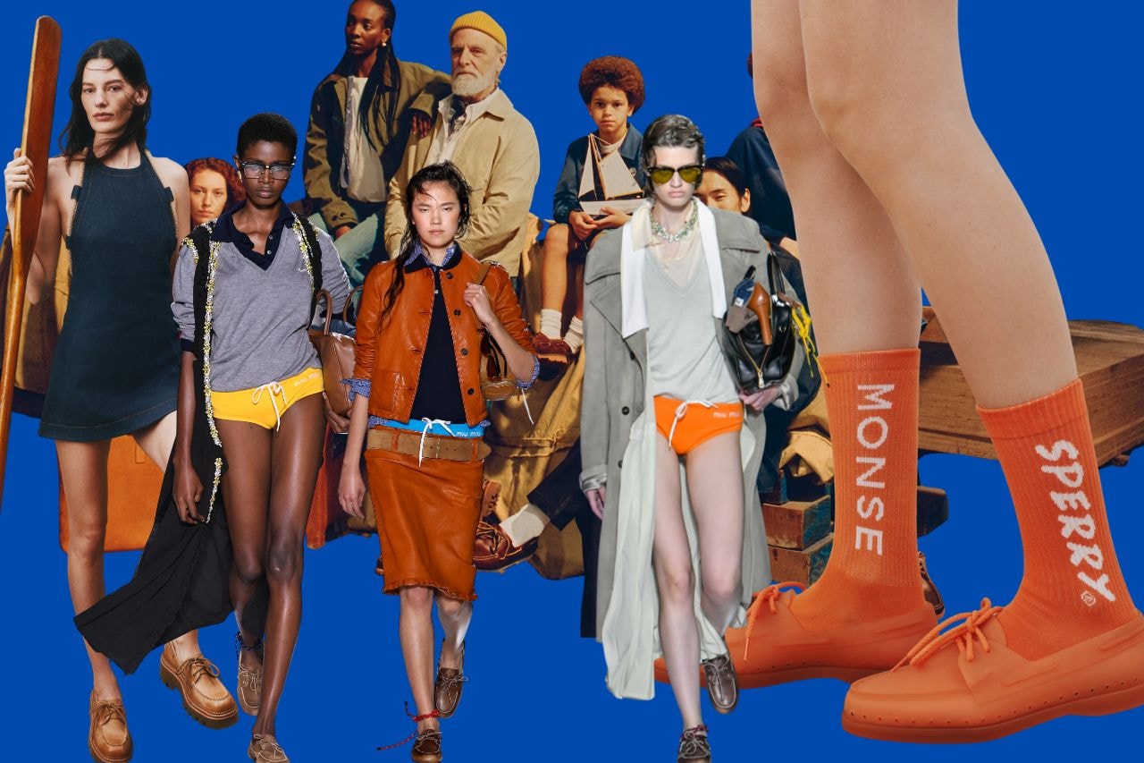 Boat Shoes, School Shoes, Sperry, Timberland, Miu Miu, Monse, Aritzia, Maje, School Uniforms, Miuccia Prada, Coastal Fashion