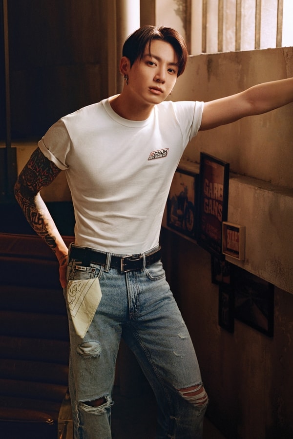 Jung Kook, BTS, k-pop, Calvin klein, collections, campaigns, fashion, clothes, denim