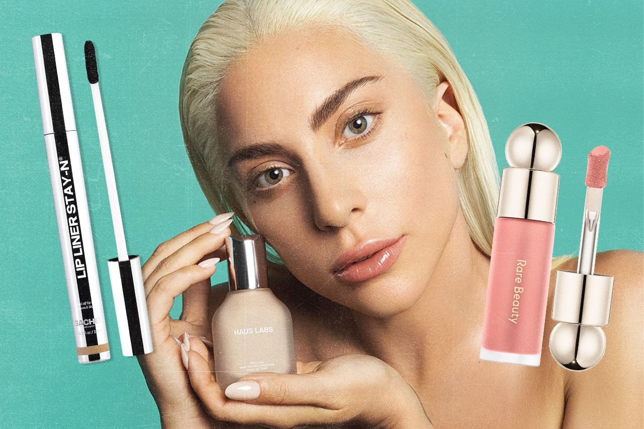 Lady Gaga, Haus Labs, Rare Beauty, SACHEU, Glossier, Urban Decay, Skindinavia Makeup Finishing Spray, Makeup, Summer Makeup