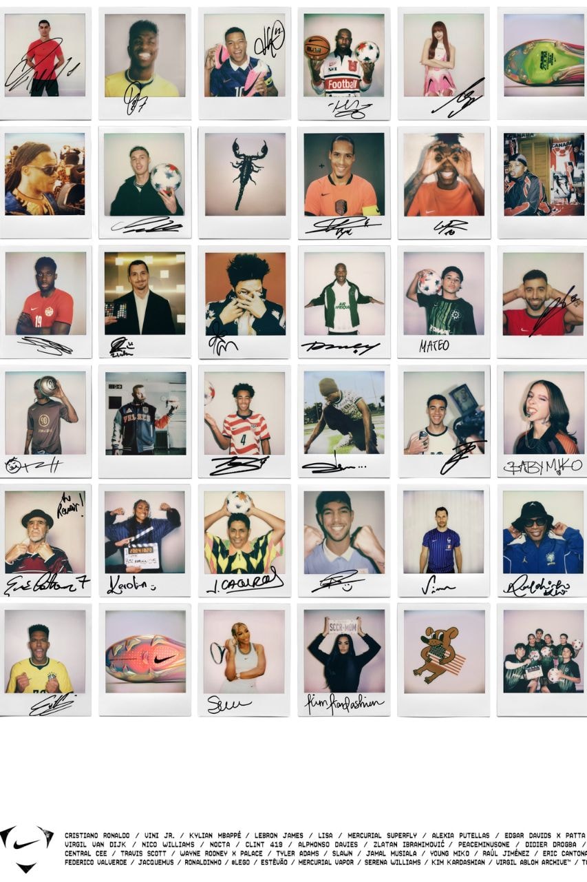 Nike, World Cup, Fashion, Soccer, Football, England, France, Canada, Nigeria, United States, Slawn, Kim Kardashian, LISA, Cristiano Ronaldo, Young Miko, Central Cee, Serena Williams, Alexia Putellas