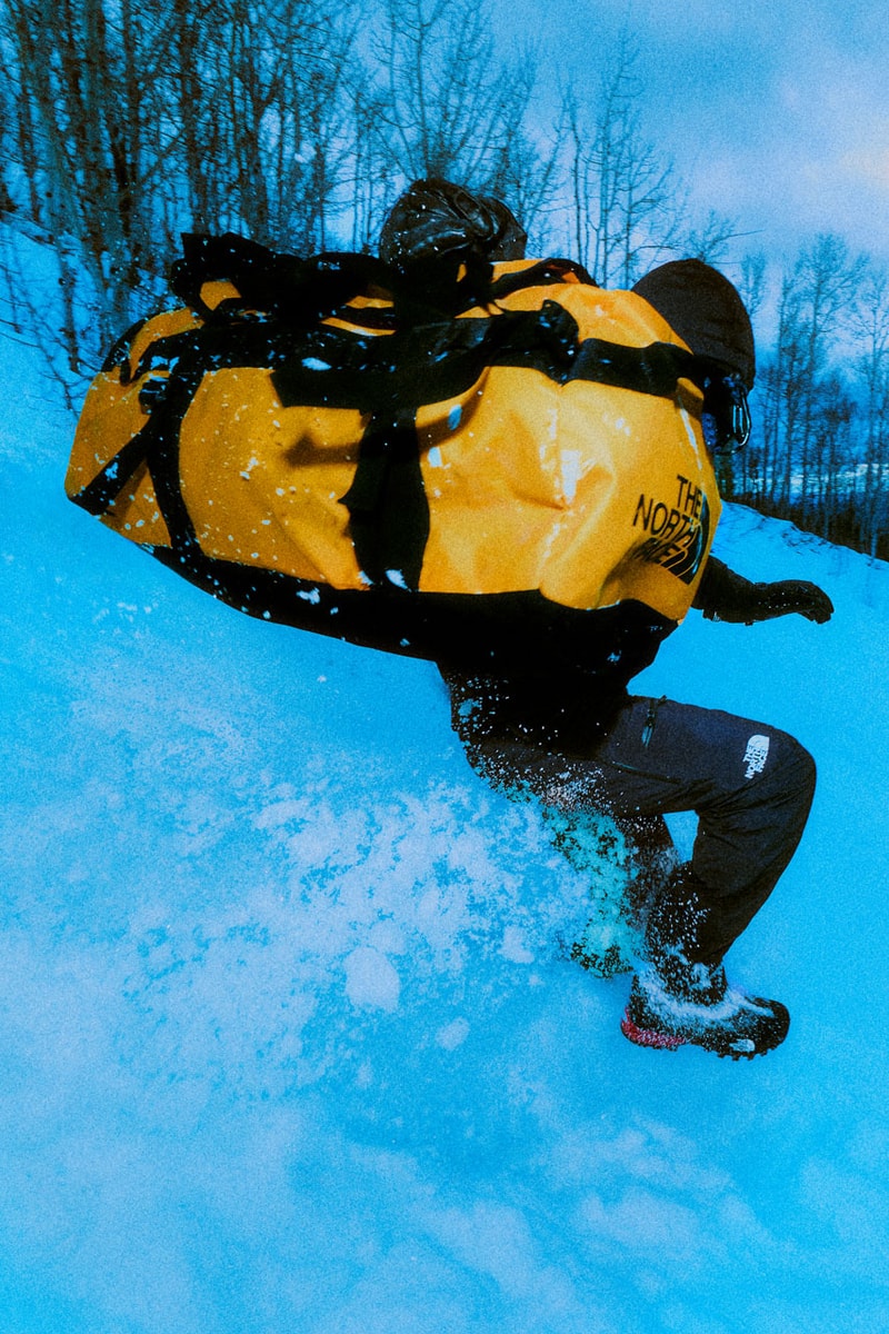 the north face base camp duffel bag camping campaign 40 years anniversary do your worst expeditions summit gold tnf red metal pink trek trail 