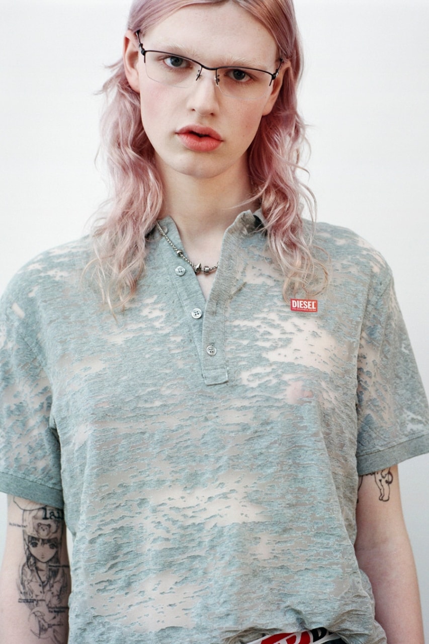 Diesel, tinder, pride, collaborations, fashion, campaigns, LGBTQIA+, charity, clothes, Gigi Goode