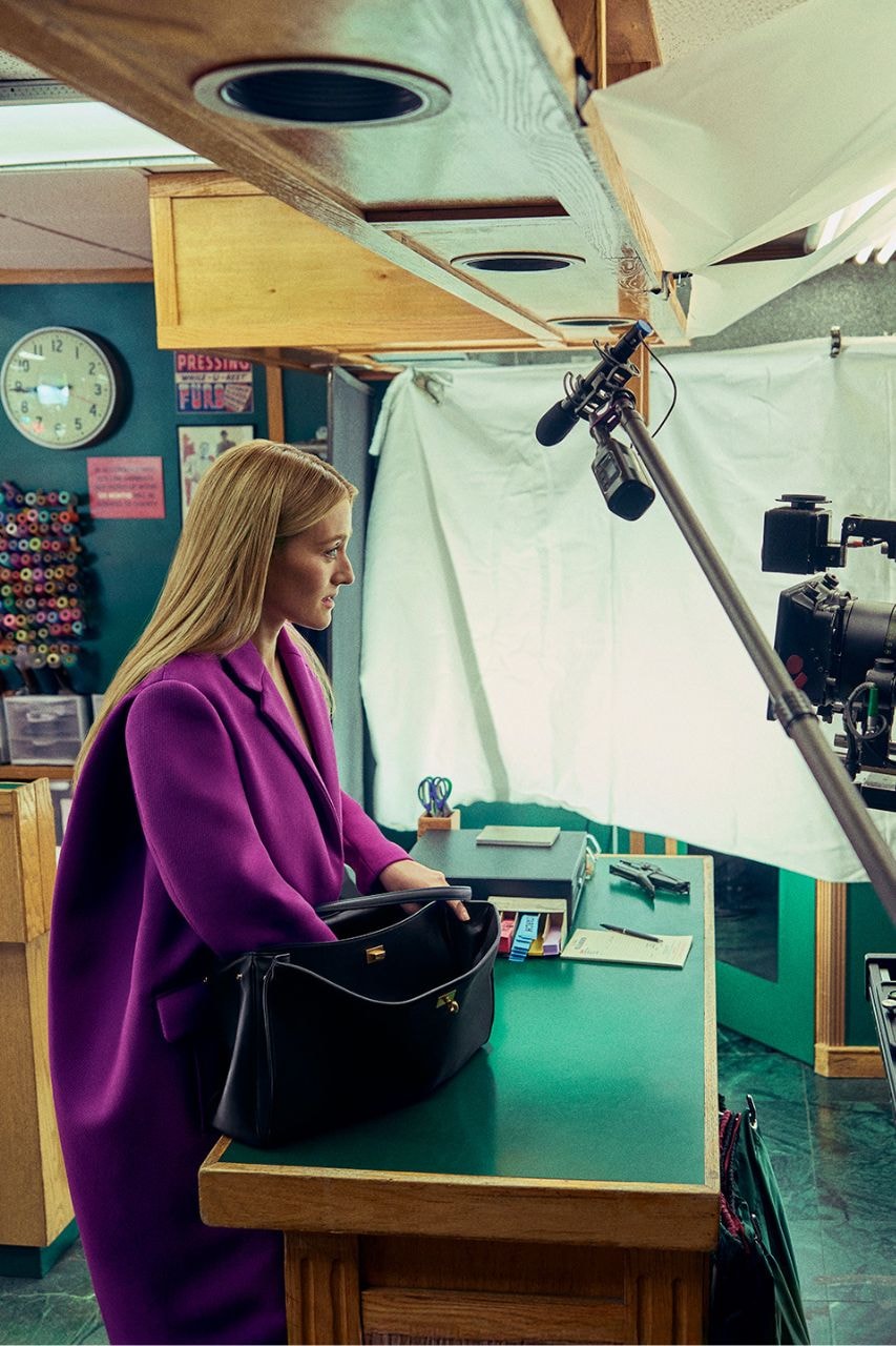Balenciaga, Sarah Pidgeon, Celine Song, Films, campaigns, New York, New York City, Fashion, Luxury, Bags, Balenciaga City Bag, Actresses, Directors