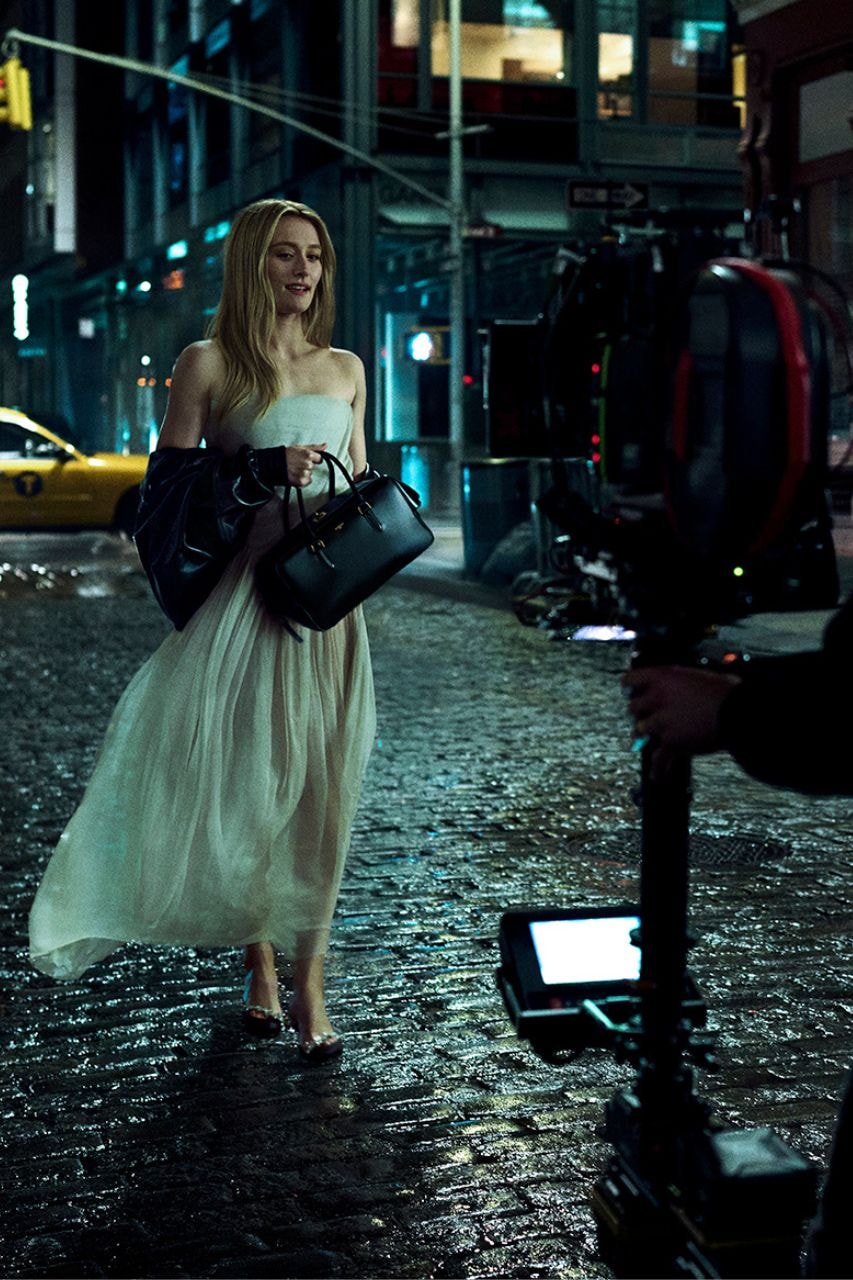 Balenciaga, Sarah Pidgeon, Celine Song, Films, campaigns, New York, New York City, Fashion, Luxury, Bags, Balenciaga City Bag, Actresses, Directors