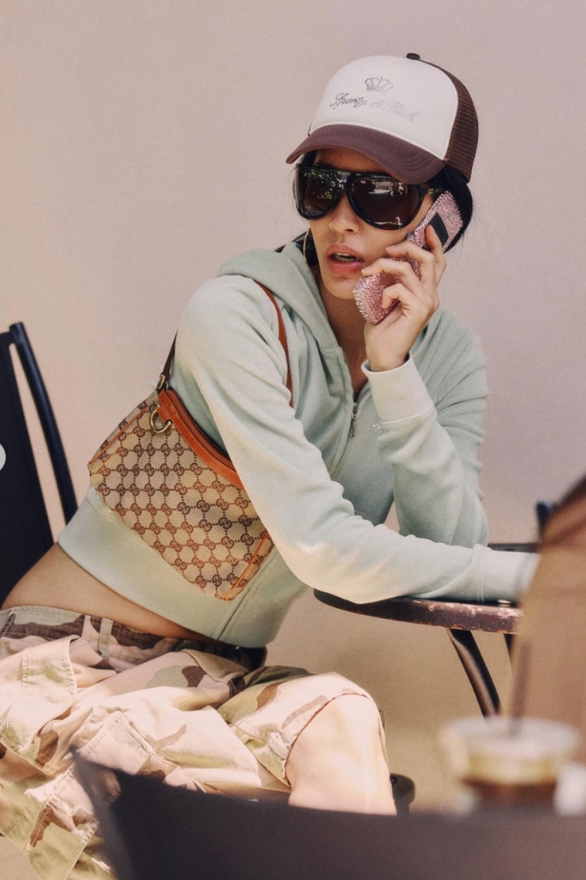 Sporty & Rich, Juicy Couture, collaborations, fashion, clothes, campaigns, models, tracksuits, velour, y2k