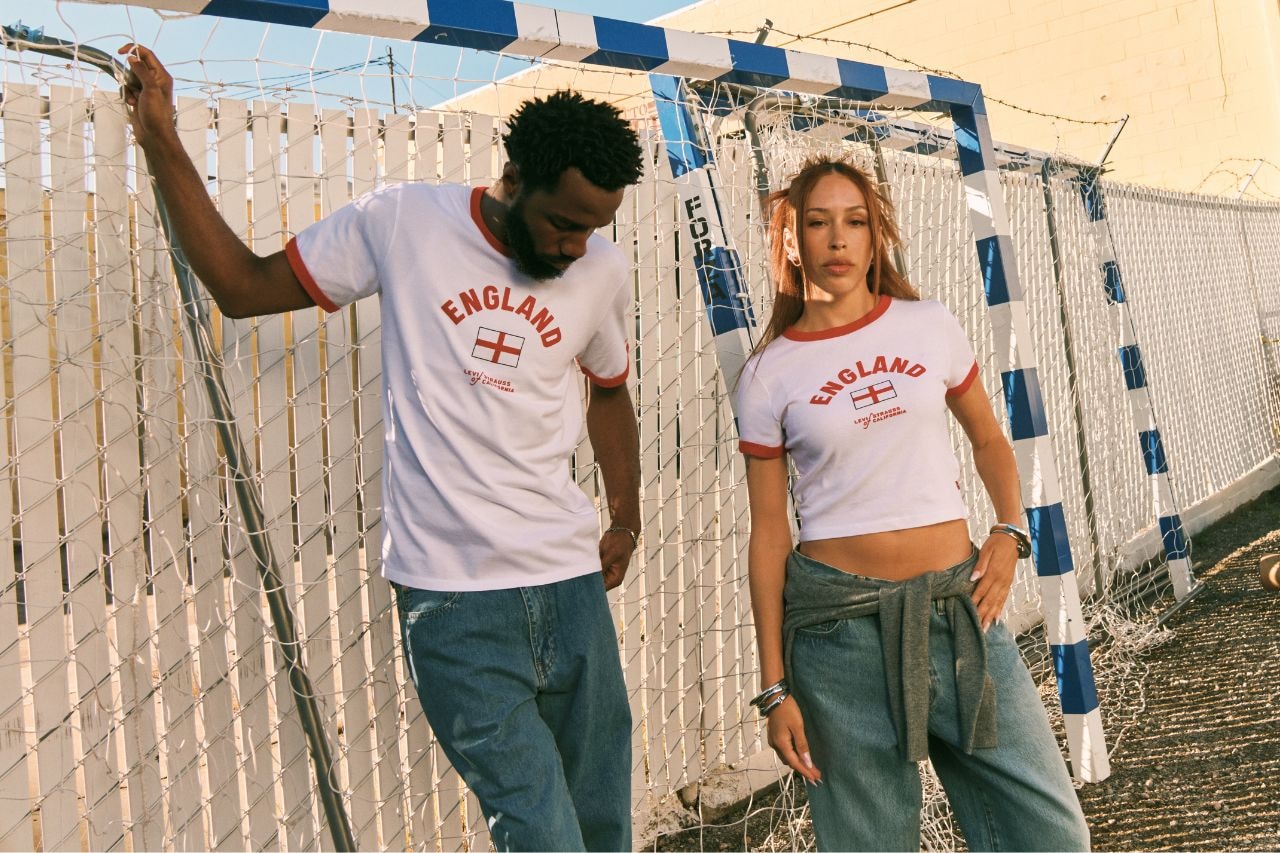 Levi's, World Cup, Soccer, T-Shirts, Ringer Tees, Baby Tees, Fashion, Sports, Football, France, England, Brazil, Mexico, Japan, Germany, Argentina, Colombia, Canada, Spain