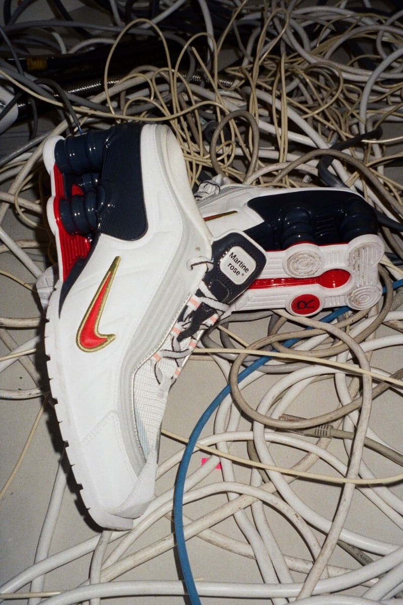 Martine Rose, Nike, Collaborations, Sneakers, Nike Shox MR4, Nike Shox R4, Nike Shox, Footwear news, Sneaker Drops, Fashion, Jerseys, Arsenal, Soccer, Football