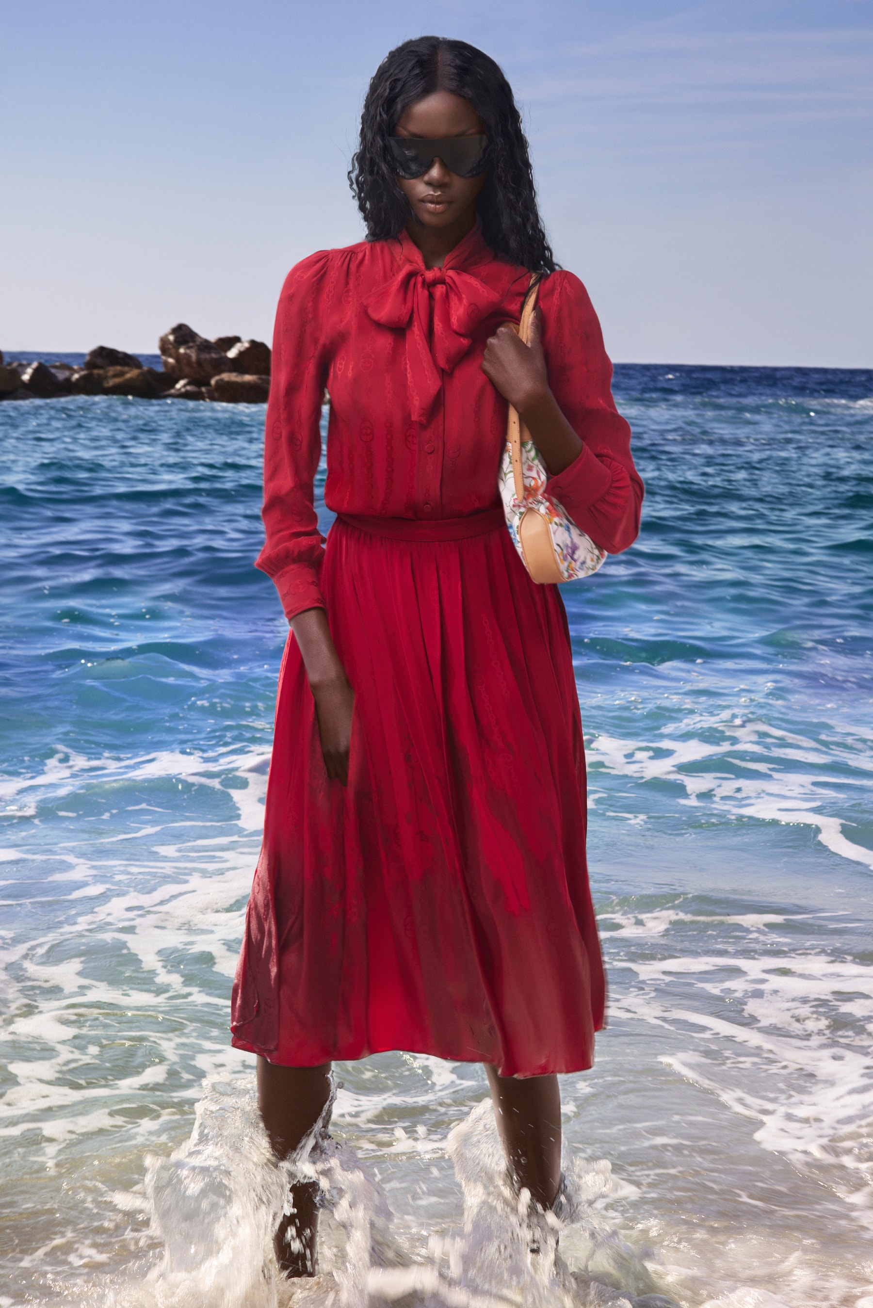 gucci, amelia gray, anok yai, swimwear, monte carlo, yacht, boat, models, sunglasses, bags, sea