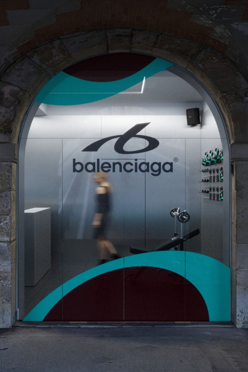Balenciaga, Balenciaga Techwear, wellness, activewear, sportswear, fashion, Paris, luxury fashion, luxury brands, Fall 2026, Luxury sportswear, fitness classes, fitness, fitness pop-ups