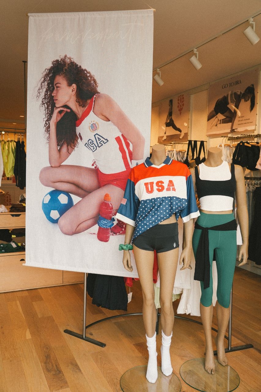 Free People, FP Movement, Activewear, Sportswear, Jerseys, Pop-Ups, World Cup, Soccer, Tournaments, Fashion, Womenswear, Sports 