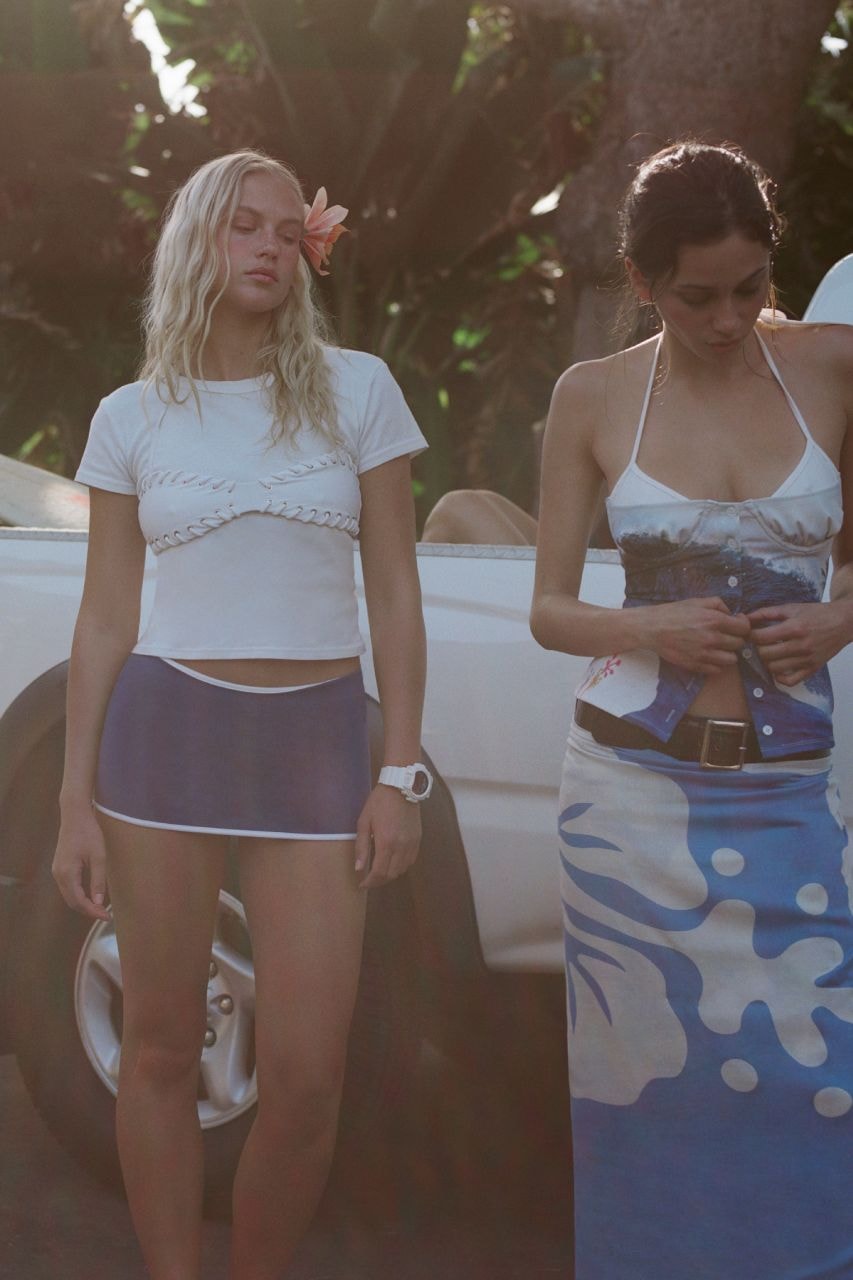 ROXY, Miaou, Collaborations, Surf, Swimwear, Bikinis, Fashion, Co-Ords, Sets, Beachwear, Beach, Swim, Vacation, Holiday, Sandals, Summer