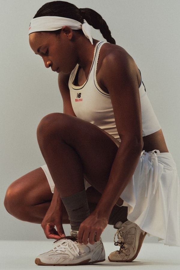 New Balance, Miu Miu, Coco Gauff, Wimbledon, Sneakers, Tennis, Fashion, Grand Slams, Tennis Shoes, Tennis Skirts, Tennis Dresses, 530 SL Sneakers, Collaborations, Sneaker Drops