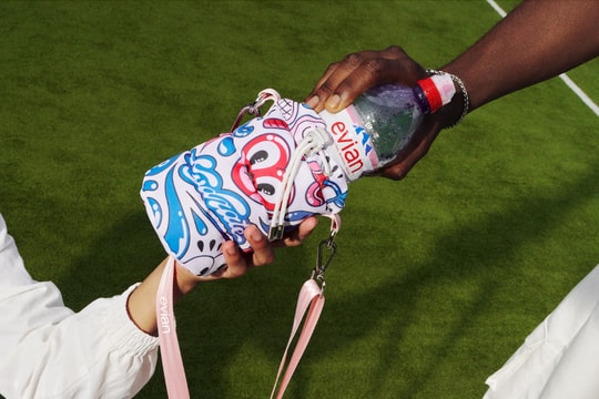 evian Is Celebrating 200 Years With Limited-Edition Bottle Bags Designed by Three UK Artists
