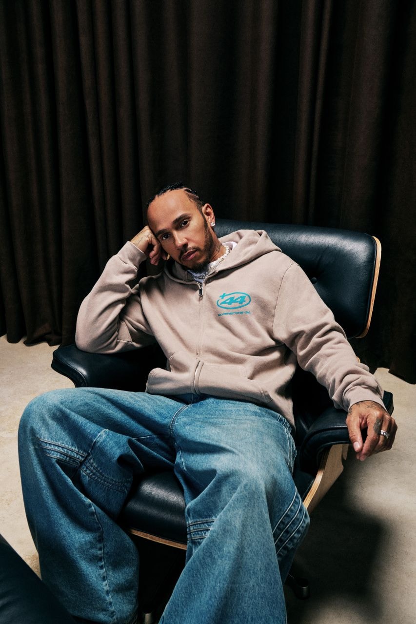 Lewis Hamilton, Formula 1, F1, +44, Plus 44, Fashion, Lifestyle Brands, British Brands, Racing, Drive to Survive, Kim Kardashian, Fanwear, Merchandise