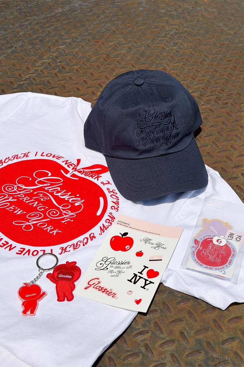 Glossier, I Love NY, New York City, NYC, Balm Dotcom, Merch, Collaborations, Milton Glaser